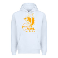 White nathaniel rateliff müsïc Premium Hoodie - linhVisuals