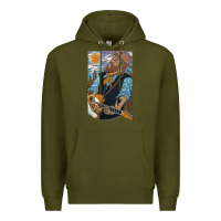 Army Green nathaniel rateliff müsïc Premium Hoodie - linhVisuals