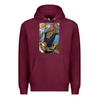 Burgundy nathaniel rateliff müsïc Premium Hoodie - linhVisuals