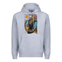 Heather Grey nathaniel rateliff müsïc Premium Hoodie - linhVisuals