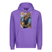 Purple nathaniel rateliff müsïc Premium Hoodie - linhVisuals