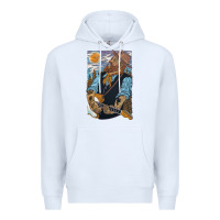 White nathaniel rateliff müsïc Premium Hoodie - linhVisuals