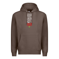 Coffee poker card player believe in something Premium Hoodie - linhVisuals