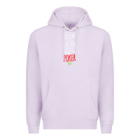 Lilac poker card player believe in something Premium Hoodie - linhVisuals