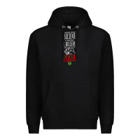 Black poker card player believe in something Premium Hoodie - linhVisuals