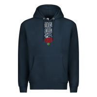 Navy poker card player believe in something Premium Hoodie - linhVisuals