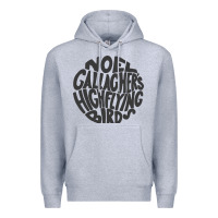 Heather Grey noel gallagher's high flying birds classic Premium Hoodie - linhVisuals