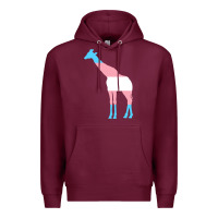Burgundy transgender flag ftm mtf trans pride Premium Hoodie - linhVisuals
