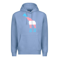 Colony Blue transgender flag ftm mtf trans pride Premium Hoodie - linhVisuals