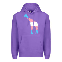 Purple transgender flag ftm mtf trans pride Premium Hoodie - linhVisuals