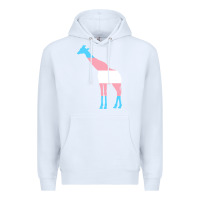 White transgender flag ftm mtf trans pride Premium Hoodie - linhVisuals