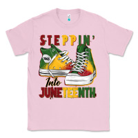Bubblegum Pink steppin' into juneteenth Classic Tee - BarkalooDesign