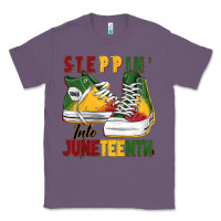 Lavender steppin' into juneteenth Classic Tee - BarkalooDesign