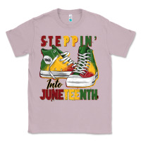 Lilac steppin' into juneteenth Classic Tee - BarkalooDesign