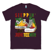 Plum steppin' into juneteenth Classic Tee - BarkalooDesign