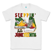 White steppin' into juneteenth Classic Tee - BarkalooDesign