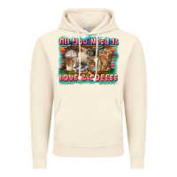 Vintage Artic all you need is love & coffee Vintage Hoodie - BarkalooDesign