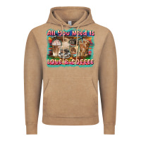 Vintage Coffee all you need is love & coffee Vintage Hoodie - BarkalooDesign