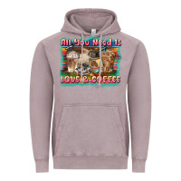 Vintage Zinc all you need is love & coffee Vintage Hoodie - BarkalooDesign