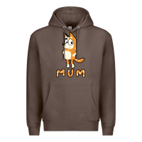 Coffee bluey mom Premium Hoodie - linhVisuals