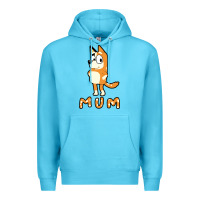 Ocean Blue bluey mom Premium Hoodie - linhVisuals