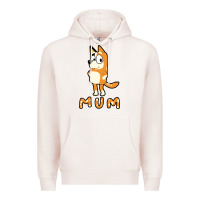 Pale Pink bluey mom Premium Hoodie - linhVisuals