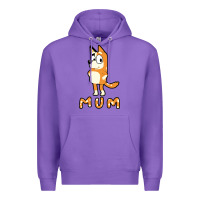 Purple bluey mom Premium Hoodie - linhVisuals