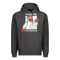 Charcoal Heather doctor zoidberg who Premium Hoodie - linhVisuals