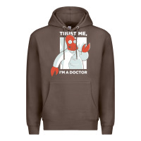 Coffee doctor zoidberg who Premium Hoodie - linhVisuals