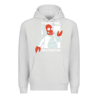 Dove Grey doctor zoidberg who Premium Hoodie - linhVisuals