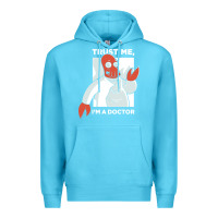 Ocean Blue doctor zoidberg who Premium Hoodie - linhVisuals