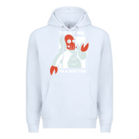 White doctor zoidberg who Premium Hoodie - linhVisuals