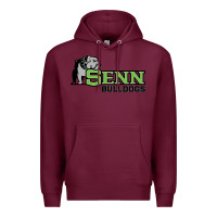 Burgundy senn high school Premium Hoodie - linhVisuals