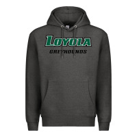 Charcoal Heather loyola (md) greyhounds Premium Hoodie - linhVisuals