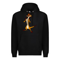 Black Timon Funny Premium Hoodie - linhVisuals