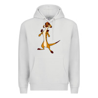 Dove Grey Timon Funny Premium Hoodie - linhVisuals