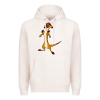 Pale Pink Timon Funny Premium Hoodie - linhVisuals