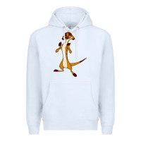 White Timon Funny Premium Hoodie - linhVisuals