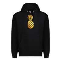 Black gold pineapple Premium Hoodie - linhVisuals