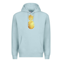 Blue Mist gold pineapple Premium Hoodie - linhVisuals
