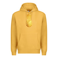 Mustard gold pineapple Premium Hoodie - linhVisuals