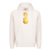 Pale Pink gold pineapple Premium Hoodie - linhVisuals