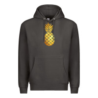 Smoke gold pineapple Premium Hoodie - linhVisuals