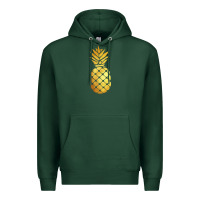 Sports Green gold pineapple Premium Hoodie - linhVisuals