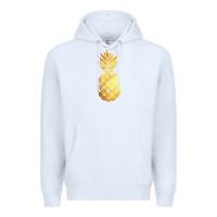 White gold pineapple Premium Hoodie - linhVisuals
