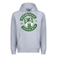 Heather Grey hibernian edinburg Premium Hoodie - linhVisuals