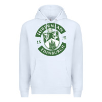 White hibernian edinburg Premium Hoodie - linhVisuals