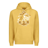 Antique Gold navy midshipmen Premium Hoodie - linhVisuals