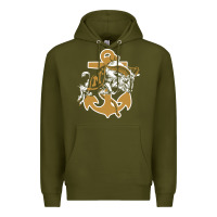 Army Green navy midshipmen Premium Hoodie - linhVisuals