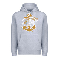 Heather Grey navy midshipmen Premium Hoodie - linhVisuals